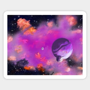 My Space Nebula Sticker